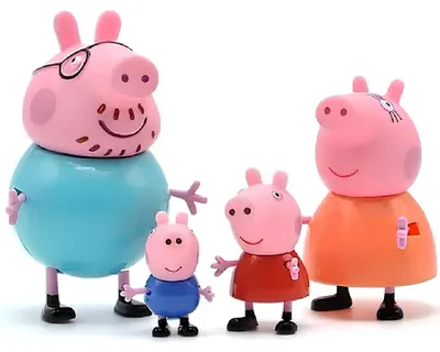 Zdjęcie produktu dla Zestaw figurek z bajki Peppa 4 szt