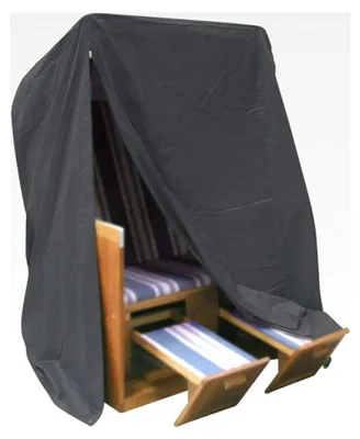 Produktbild von Komfort Schutzhülle XXL Abdeckung für Strandkorb B130xT100xH170 cm anthrazit