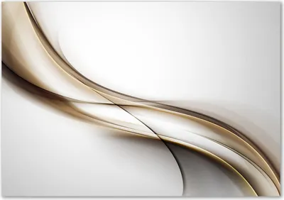 Produktbild von Tulup® Leinwandbild - 100x70 cm - Wandkunst - Drucke auf Leinwand - Leinwanddruck  - Kunst: modern & klassisch - Beige - Braune Welle