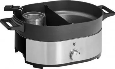 Produktbild von WMF Lono 3200001670, 3,6 l, Edelstahl, Rechteckig, Glas, Schwarz, 280 mm