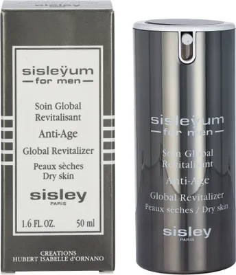 Produktbild von Sisley Sisleÿum For Men, Tages- & Nachtcreme, Männer, trockene Haut, Empflindliche Haut, Gesicht, Anti-Aging, Feuchtigkeitsspendend, Schutz, Reparatur, Revitalisierend, Weichmachend, Beruhigend, 50 ml