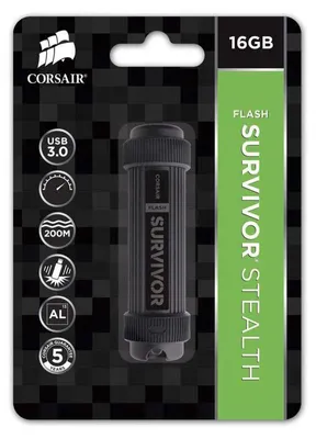 Obrázok produktu pre Corsair Flash Survivor Stealth - USB-Flash-Laufwerk