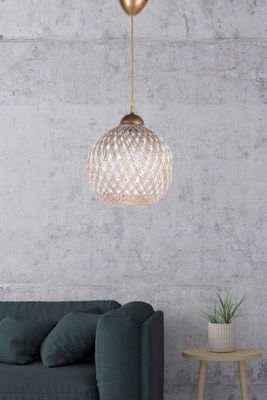 Opviq, SH021- SH021HMY, Silber,Weiß, Kronleuchter, Metallkörper