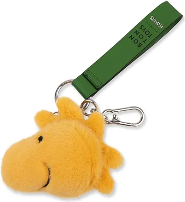 Produktbild von Bon Ton Toys x Peanuts – Woodstock Fuzzy Bag Charm 9 cm