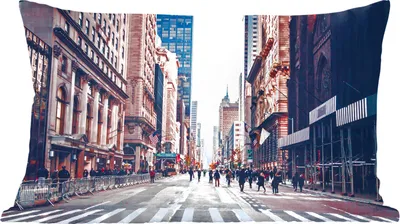 Produktbild von MuchoWow® Zierkissen Sofakissen Wohnzimmer Dekokissen 50x30 cm Veteranenparade in New York - Wohnzimmerdekoration - Polster mit Photo