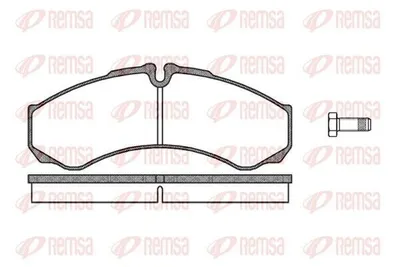Produktbild von REMSA Bremsbeläge Satz Vorne Bremsklötze für RENAULT MASTER II Kasten (FD) 0651.10
