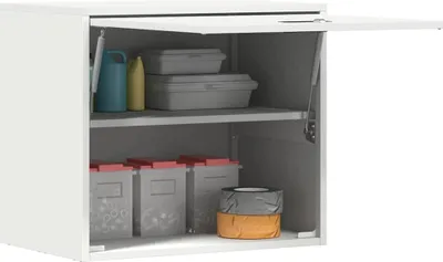 Produktbild von Eleganter Möbel Wandschrank für die Garage mit Gasdrucklift-Tür Weiß - CJG606800 - Kommoden