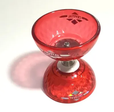 Immagine prodotto di Acrobat - Set completo per diabolo "crystal-red" con bacchette in alluminio