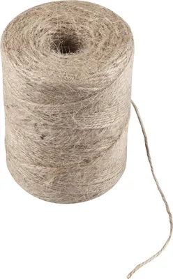 Zdjęcie produktu dla Sznurek jutowy, 50 metrów, wykonany z naturalnego włókna jutowego, odporny na rozdarcia i warunki atmosferyczne, do prac ogrodniczych, wiązania i rękodzieła