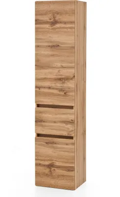 Produktbild von Badmöbel Hochschrank PESARO-03 in Wotan Eiche Nb., B/H/T: ca. 40/180/35 cm