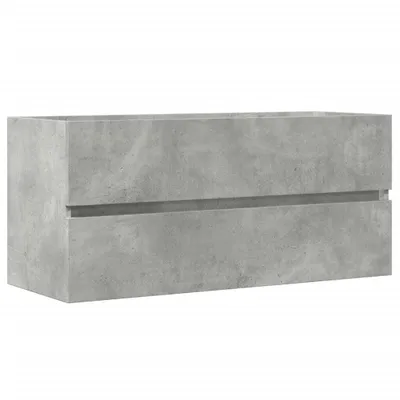 Immagine prodotto di vidaXL Mobiletto in cemento grigio 100x38,5x45 cm Materiale a base di legno