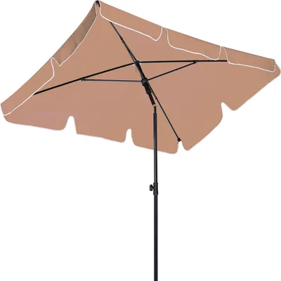 Zdjęcie produktu dla STILISTA Parasol balkonowy składany, 200 x 125 cm, brązowy