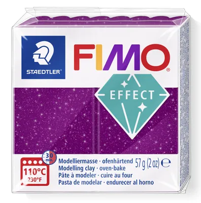 Produktbild von STAEDTLER FIMO effect 8010 Galaxy ofenhärtende Modelliermasse Einzelprodukt, 57g, galaxy lila