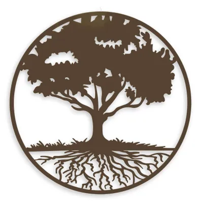 Produktbild von Wandbild Wanddekoration „Baum des Lebens“ Replikat Retro Design Dekoration