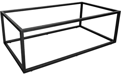 Produktbild von Tischgestell aus Metall für Tischplatten | Farbe: Schwarz
