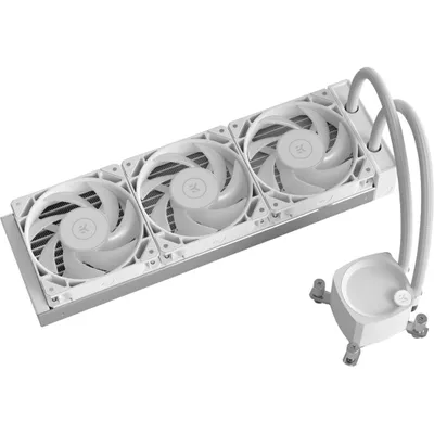 Produktbild von EK Water Blocks 3831109897850, Lüftermodul, Weiß, 3-pin + 4-pin, Box
