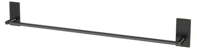 Image de Porte-serviettes adhésif - 80 cm, noir