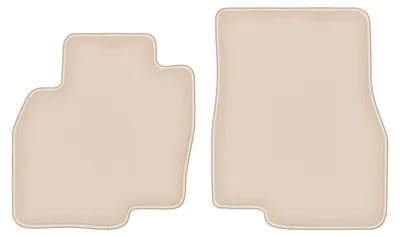 Produktbild von DURBAN Beige Velours-Fußmatten vorne für Mitsubishi Grandis Minivan (2004-2010)