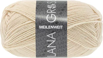 Produktbild von Lana Grossa - Meilenweit 4-fach 50g 1417 eierschale