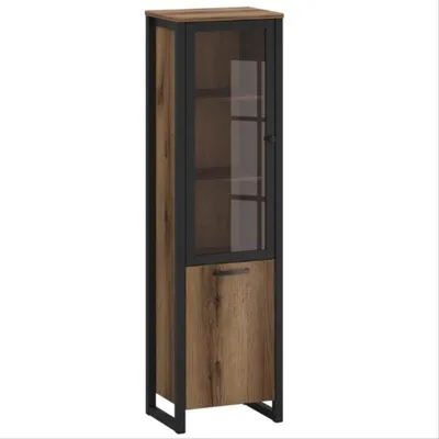Image de Vitrine haute Mares avec portes pour le salon