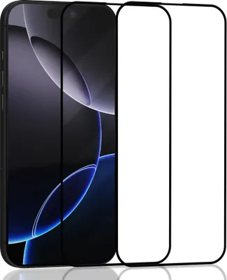 Zdjęcie produktu dla 2-pak iPhone 16 Pro Szkło ochronne na ekran - Szkło hartowane 9H - Super jakość 3D