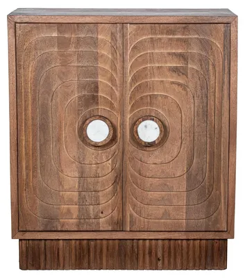 Eingangsmöbel mit 2 Türen, Holz natur, 106x43x91 cm