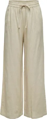 Produktbild von Hose hohe Taille weiter Beinschnitt Kordelzug Seitentaschen | S / 32L