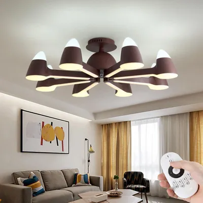 Produktbild von 9072-8 LED Deckenleuchte mit Fernbedienung Lichtfarbe/Helligkeit einstellbar