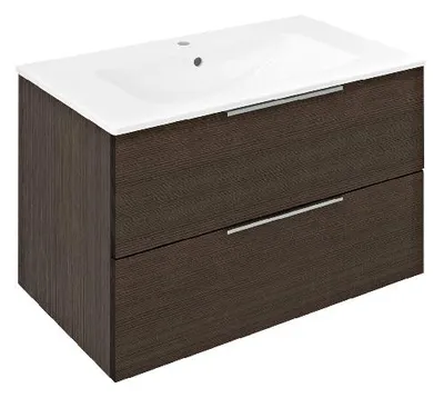 Zdjęcie produktu dla Sapho Cirasa - Szafka pod umywalkę, 80x52x46 cm, 2 szuflady, sosna rustykalna CR801-1616