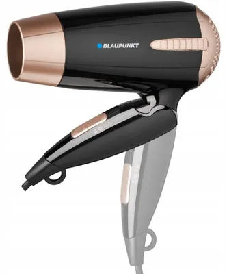 Produktbild von Haartrockner 1200W Klappbar Blaupunkt Hdd301bk, Reisehaartrockner, mit