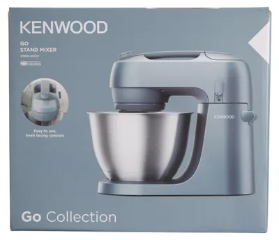 Produktbild von Kenwood Electronics KZM35.000GY, 4 l, Blau, Drehregler, Schlagen, Kneten, Mixen, Verquirlen, Edelstahl, Edelstahl