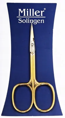 Produktbild von Miller Solingen Nagelhautschere halbvergoldet Original