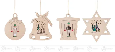 Zdjęcie produktu dla Ozdoby choinkowe Figurki z Rudaw (4)  Szerokość x wysokość x głębokość 9 cm x 9 cm x cm NOWE