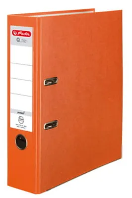 Produktbild von Zakladač pákový Herlitz Q.file 8cm oranžový