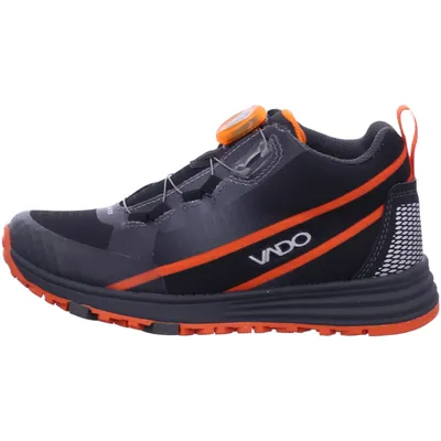 A single black and orange Vado boot is shown against a white background.