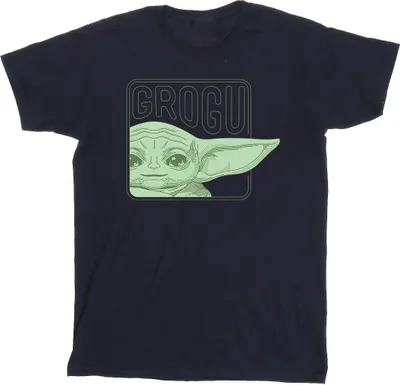 Produktbild von Star Wars - "The Mandalorian" T-Shirt für Herren BI47439 (XXL) (Marineblau)