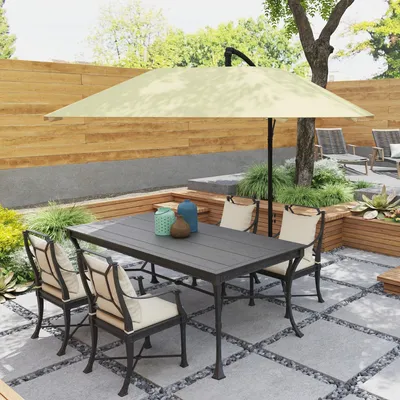 Image de Parasol de protection solaire - Parasol pour balcon - Parasol pour terrasse - Parasol réglable - Rotation à 360°