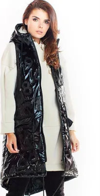 Productafbeelding van Awama dames vest Elained A332, zwart, maat L/XL