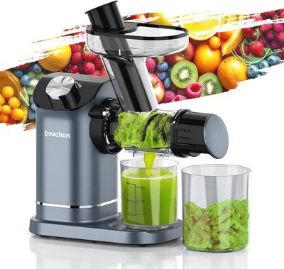 Produktbild von Langsamer Entsafter für Gemüse und Obst mit leisem Motor