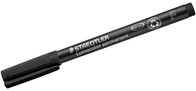 Produktbild von Staedtler 318-9, Schwarz, Rundspitze, Schwarz, Polypropylen (PP), Fein, 0,6 mm