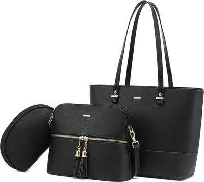 Produktbild von LOVEVOOK Handtasche Damen Shopper Schultertasche 3-teiliges Set