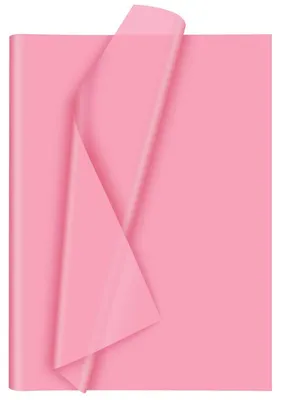 Image de Papier de soie, 60 feuilles, rose, format 50 x 37 cm, idéal pour les travaux manuels et l'emballage cadeau