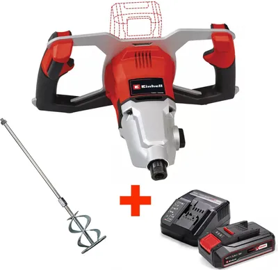 Produktbild von Einhelll Akku Farb-/Mörtelrührer TP-MX 18-2 Li BL + 2,5Ah Starterkit