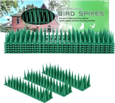 Produktbild von Dachschutzspikes - Vogelschreck - Balkonabschreckung - Tierabwehr - 3,6 Meter
