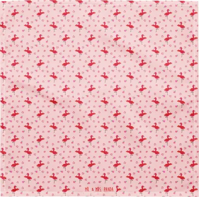 Produktbild von Mr. & Mrs. Panda Bandana Flamingo Yoga S - Rosa - Geschenk, Achtsamkeit, Halstuch, Yogi, Haarband, Vogel, Kopftuch, Urlaub, Dreieckstuch, Stirnband
