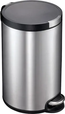 Image de EKO - Artistic Pedal bin 20 litres - Acier inoxydable Plastique - Acier inoxydable mat