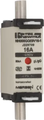 Produktbild von Mersen NH-Sicherungseinsatz SG NH000GG69V16-1 J229709