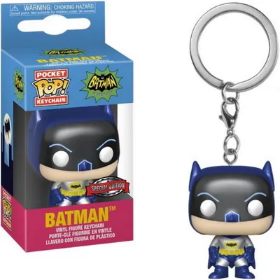 Produktbild von Batman - Batman 80th (Metallic)  Special Edition - Schlüsselanhänger Funko Pocket POP! Keychain