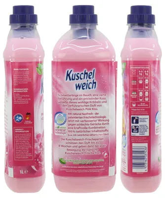Produktbild von KUSCHELWEICH Weichspüler 1 Liter Pink Kiss 38WL