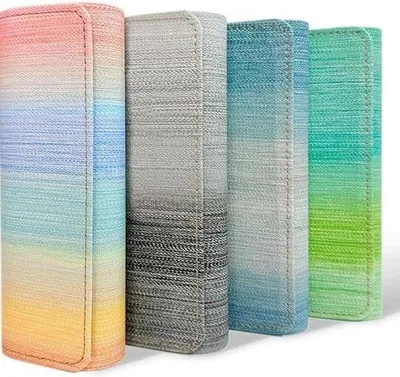 Immagine prodotto di Portaocchiali colorati Hartkase - 4 pezzi - da donna - pieghevoli